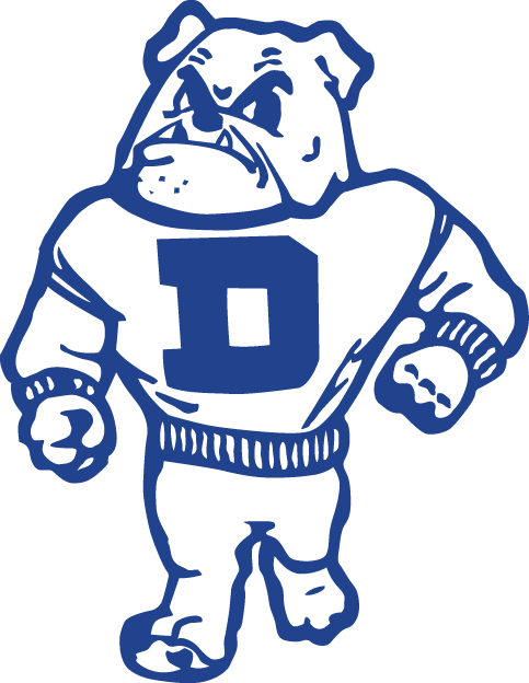 Drake Bulldogs 1956-2004 Primary Logo t shirts iron on transfers